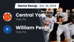 Recap: Central York  vs. William Penn  2018