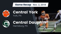 Recap: Central York  vs. Central Dauphin  2018