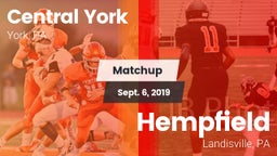 Matchup: Central York High vs. Hempfield  2019