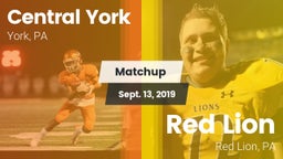 Matchup: Central York High vs. Red Lion  2019