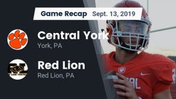 Recap: Central York  vs. Red Lion  2019