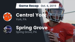 Recap: Central York  vs. Spring Grove  2019