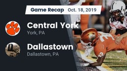 Recap: Central York  vs. Dallastown  2019