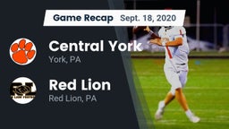 Recap: Central York  vs. Red Lion  2020