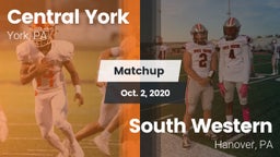 Matchup: Central York High vs. South Western  2020
