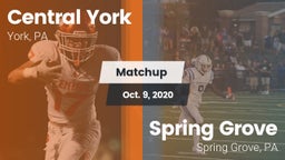 Matchup: Central York High vs. Spring Grove  2020