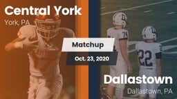 Matchup: Central York High vs. Dallastown  2020