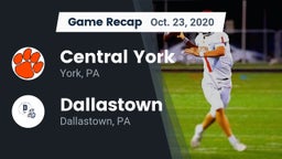 Recap: Central York  vs. Dallastown  2020