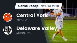 Recap: Central York  vs. Delaware Valley  2020