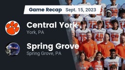 Recap: Central York  vs. Spring Grove  2023
