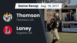 Recap: Thomson  vs. Laney  2017