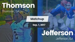 Matchup: Thomson  vs. Jefferson  2017
