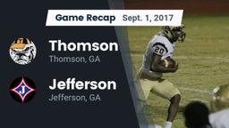 Recap: Thomson  vs. Jefferson  2017