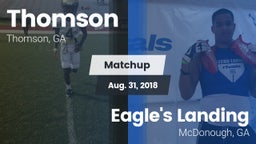 Matchup: Thomson  vs. Eagle's Landing  2018