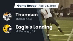 Recap: Thomson  vs. Eagle's Landing  2018