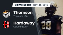 Recap: Thomson  vs. Hardaway  2019