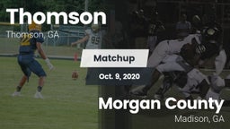 Matchup: Thomson  vs. Morgan County  2020