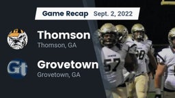 Recap: Thomson  vs. Grovetown  2022