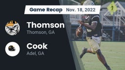 Recap: Thomson  vs. Cook  2022