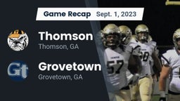 Recap: Thomson  vs. Grovetown  2023