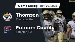 Recap: Thomson  vs. Putnam County  2023