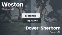 Matchup: Weston  vs. Dover-Sherborn  2016