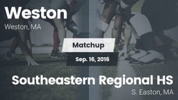 Matchup: Weston  vs. Southeastern Regional HS 2016