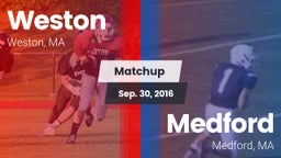 Matchup: Weston  vs. Medford  2016