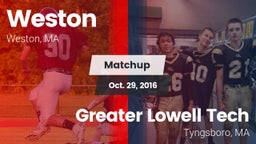 Matchup: Weston  vs. Greater Lowell Tech  2016