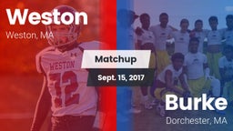 Matchup: Weston  vs. Burke  2017