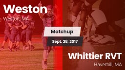 Matchup: Weston  vs. Whittier RVT  2017