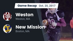 Recap: Weston vs. New Mission  2017