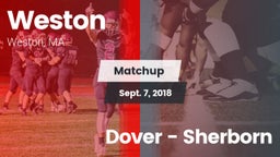 Matchup: Weston vs. Dover - Sherborn 2018