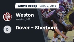 Recap: Weston vs. Dover - Sherborn 2018