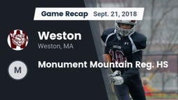 Recap: Weston vs. Monument Mountain Reg. HS 2018