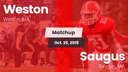 Matchup: Weston vs. Saugus  2018