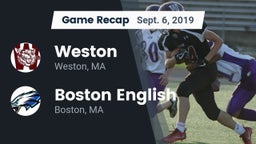 Recap: Weston vs. Boston English  2019
