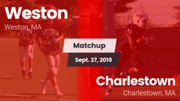 Matchup: Weston vs. Charlestown  2019