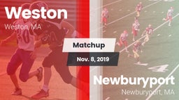Matchup: Weston vs. Newburyport  2019