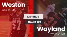 Matchup: Weston vs. Wayland  2019