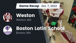 Recap: Weston  vs. Boston Latin School 2022