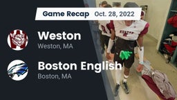 Recap: Weston  vs. Boston English  2022