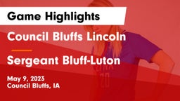 Council Bluffs Lincoln  vs Sergeant Bluff-Luton  Game Highlights - May 9, 2023