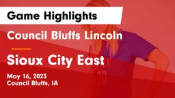 Council Bluffs Lincoln  vs Sioux City East  Game Highlights - May 16, 2023