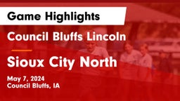 Council Bluffs Lincoln  vs Sioux City North  Game Highlights - May 7, 2024