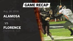 Recap: Alamosa  vs. Florence  2016