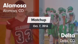 Matchup: Alamosa  vs. Delta  2016