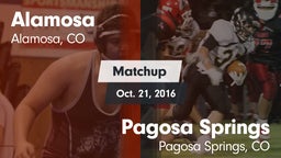 Matchup: Alamosa  vs. Pagosa Springs  2016