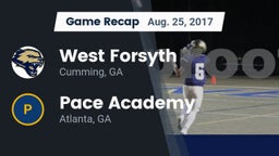 Recap: West Forsyth  vs. Pace Academy  2017
