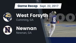 Recap: West Forsyth  vs. Newnan  2017